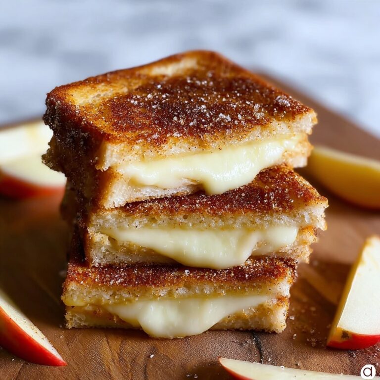 Cinnamon Brie Apple Grilled Cheese Recipe