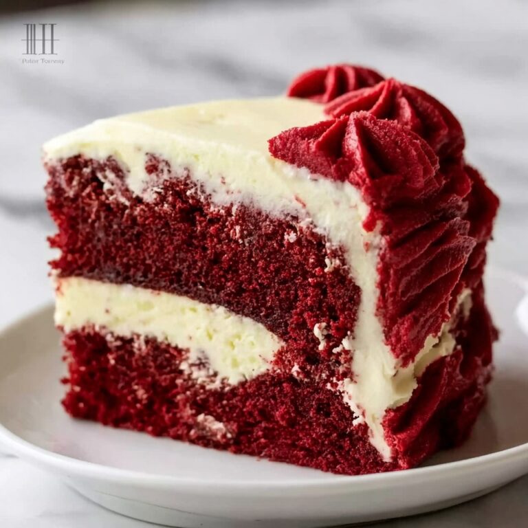 Red Velvet Cheesecake Swirl Cake Recipe