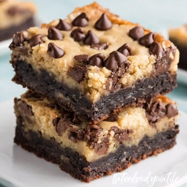 Chocolate Chip Cookie Brownies Recipe