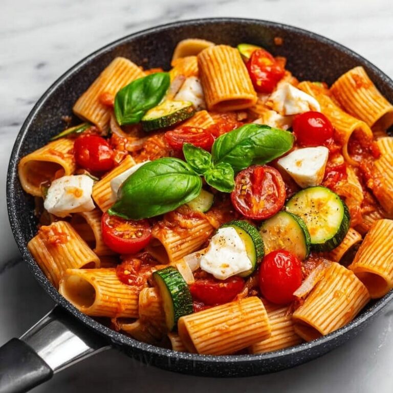 Rigatoni with Sausage, Tomatoes, and Zucchini Recipe