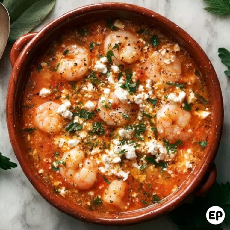 Shrimp Saganaki Soup Recipe