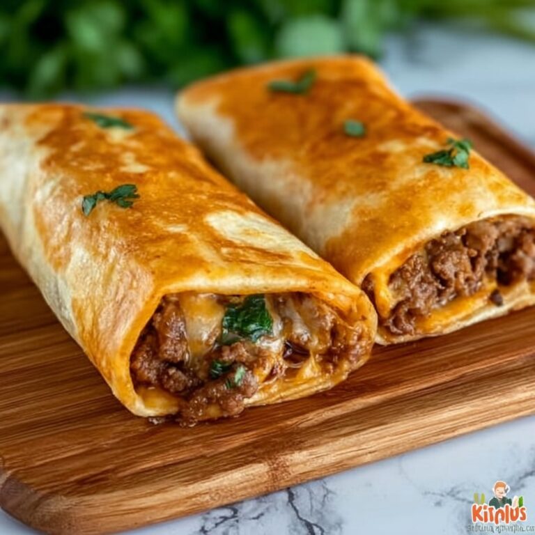 Garlic Butter Beef Cheeseburger Rollups Recipe