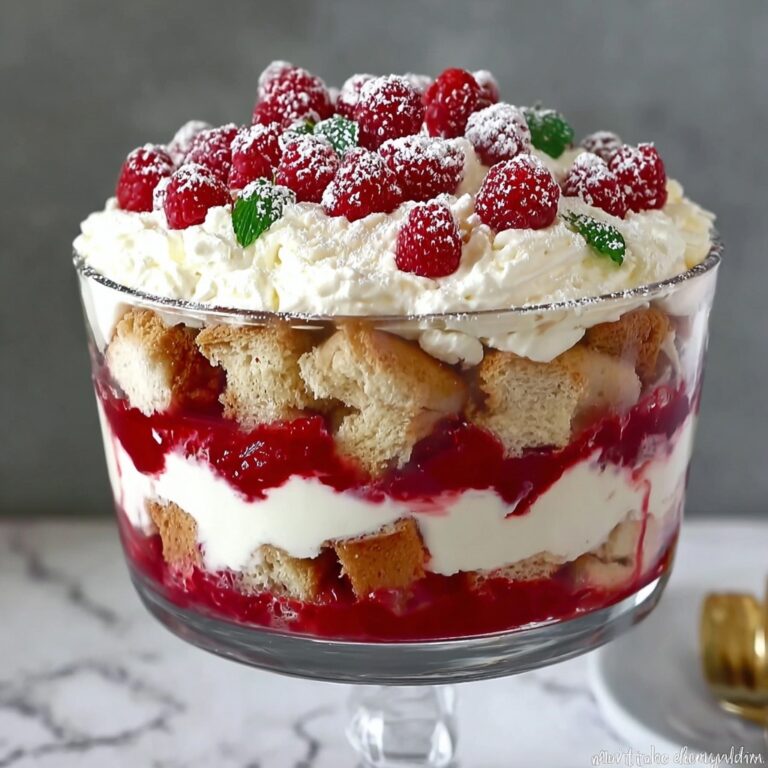Irresistible Vegan Trifle with Boozy Raspberries Recipe