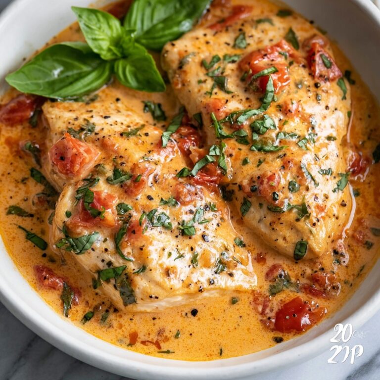 Slow Cooker Creamy Tomato Basil Chicken Recipe