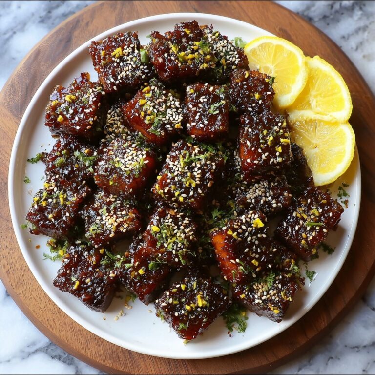 Crispy Air Fryer Honey Garlic Salmon Bites Recipe