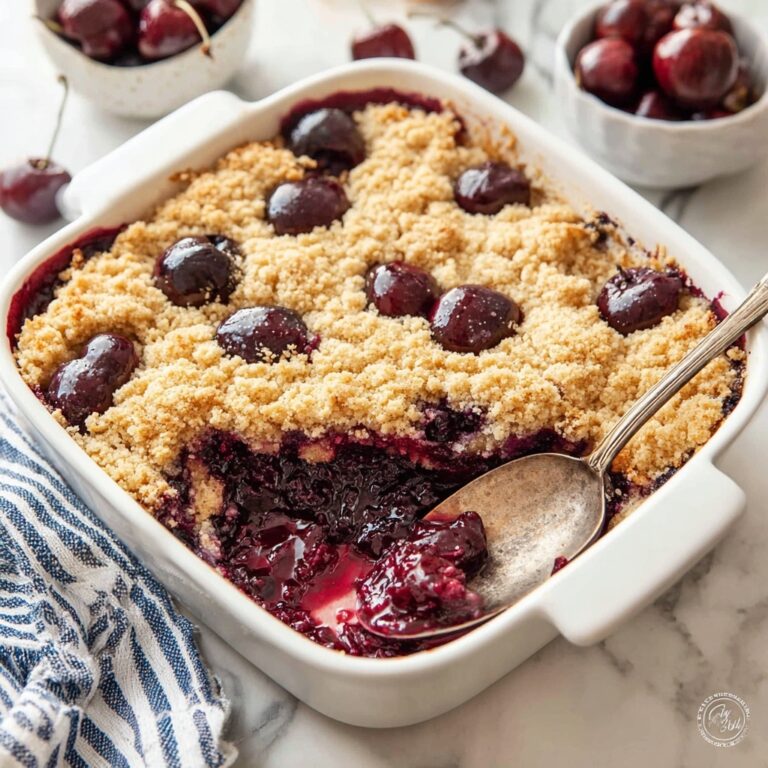 Sweet Cherry Cobbler Recipe