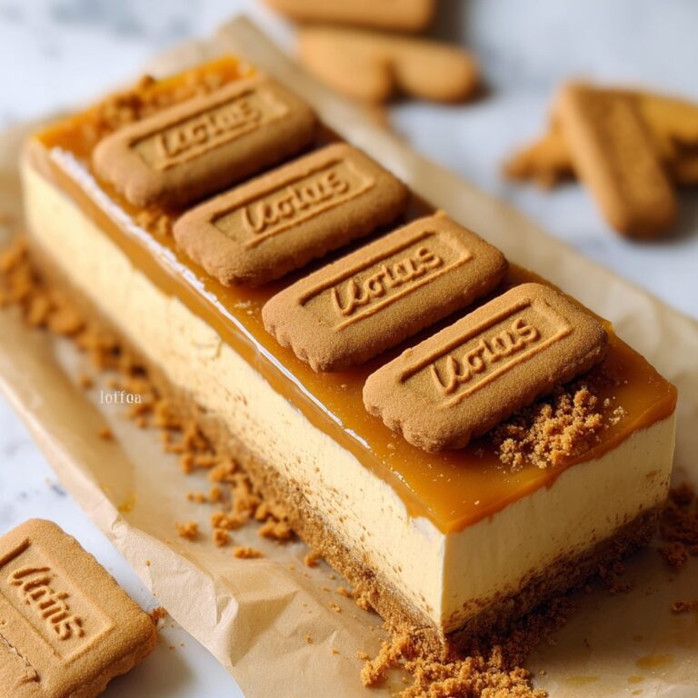 Biscoff Pumpkin Cheesecake Bars Recipe
