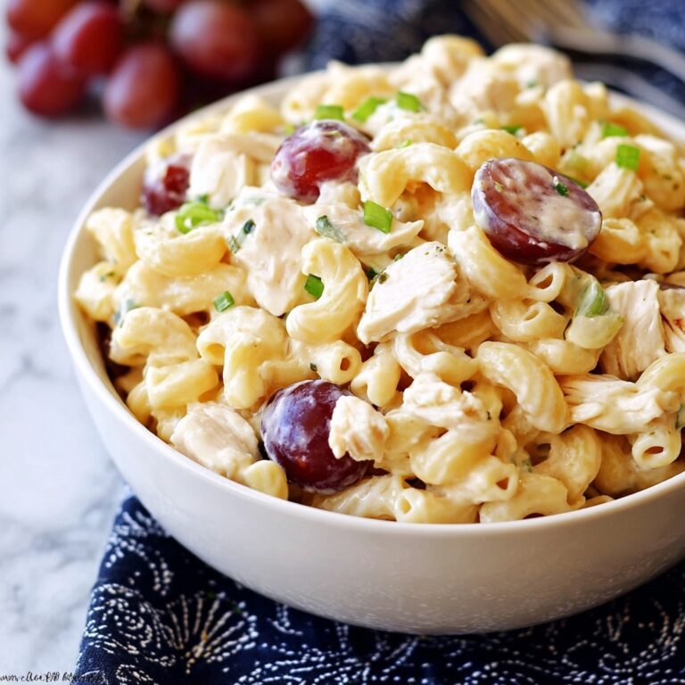 Poppy Seed Chicken and Grape Pasta Salad Recipe