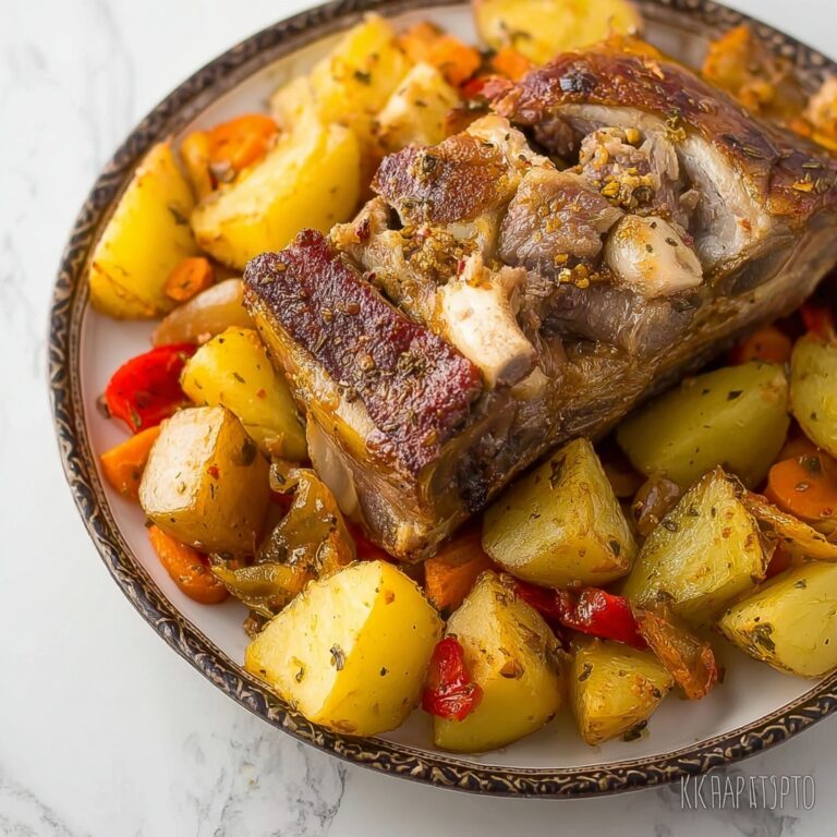Savory Veal Shank Roast (Teleća Koljenica) for Family Feasts Recipe