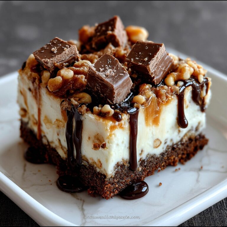 Butterfinger Candy Bar Poke Cake Recipe