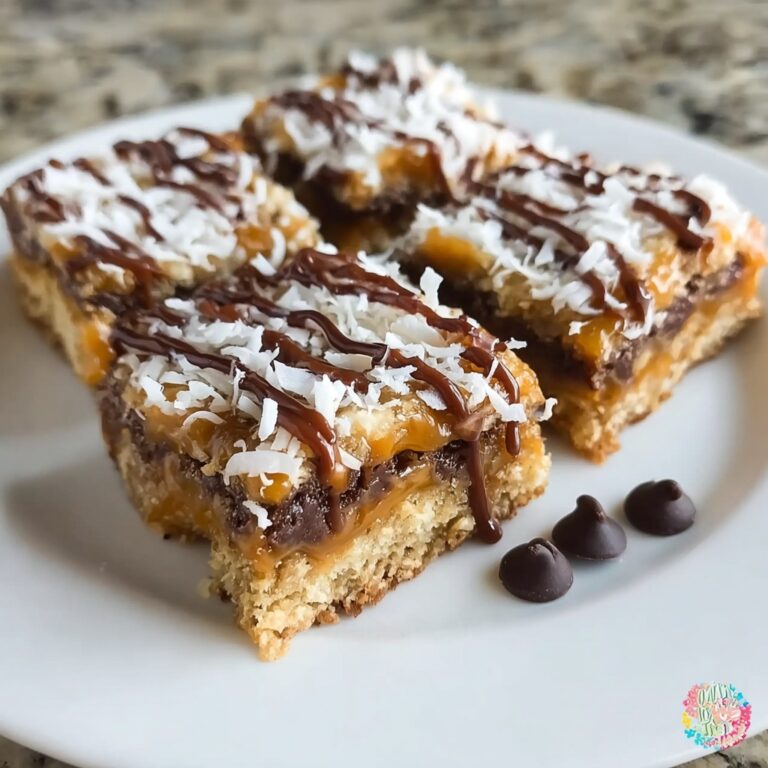 Caramel Coconut Bars Recipe