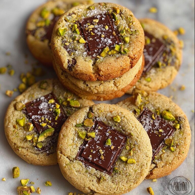 Pistachio Chocolate Chunk Cookies: The Ultimate Recipe for Deliciousness Recipe
