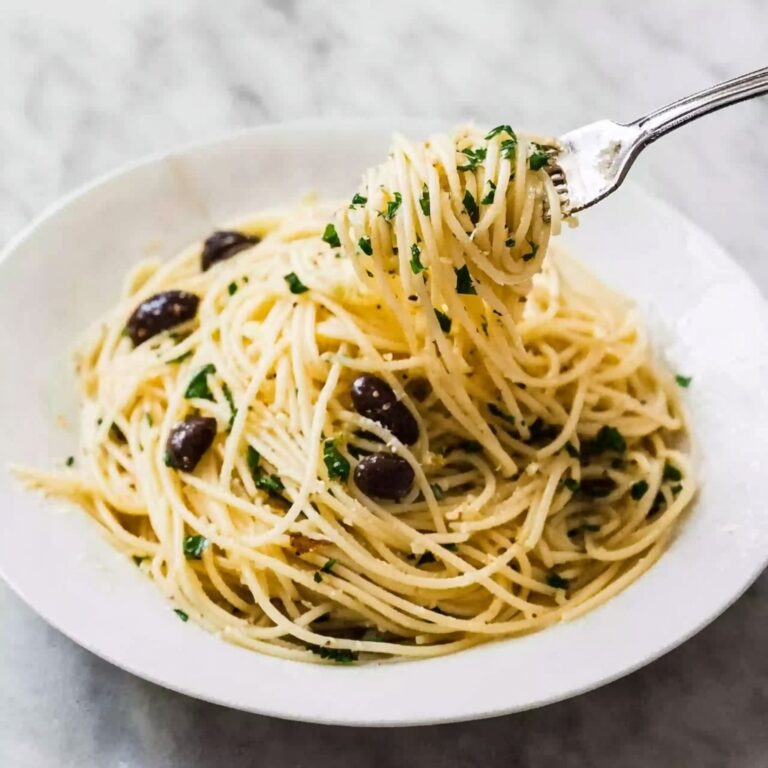 Pasta with Olives, Cherry Tomatoes, and Fresh Basil Recipe