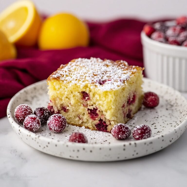 Cranberry Orange Breakfast Cake Recipe