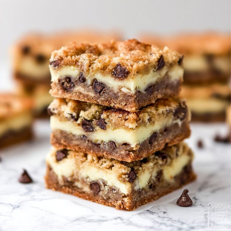 Cheesecake Chocolate Chip Cookie Bars Recipe