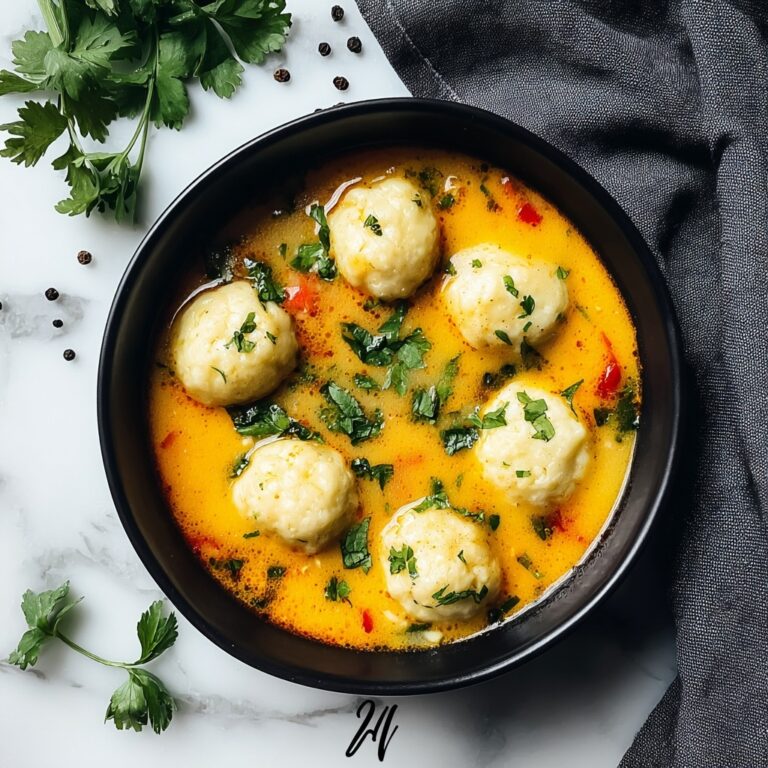 Coconut Curry Soup with Dumplings Recipe