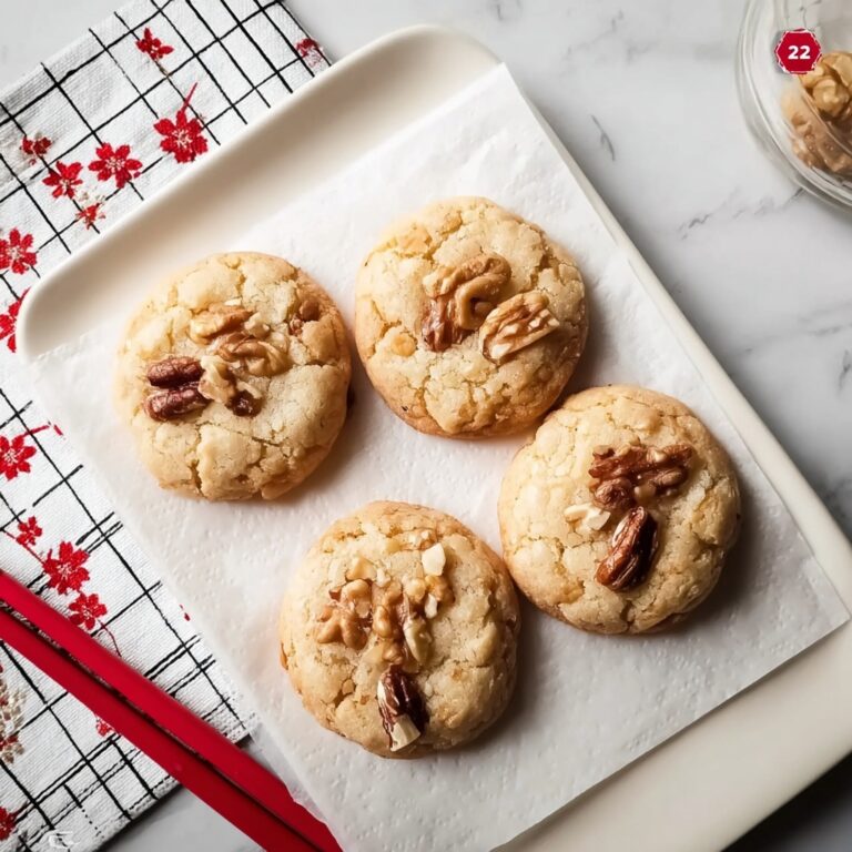 Chinese Walnut Cookies (Hup Toh Soh) Recipe