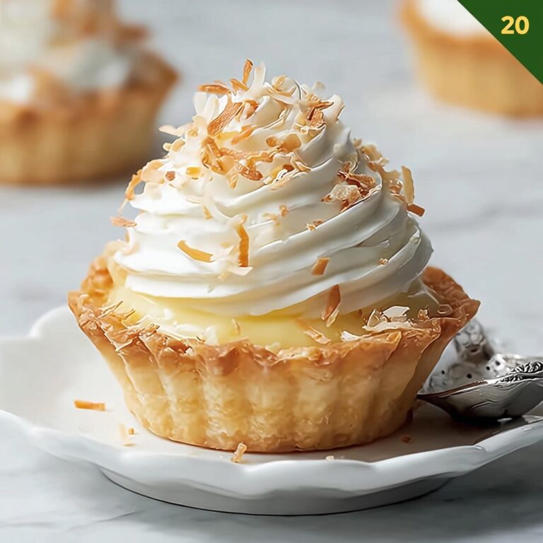 Mini Coconut Cream Pies Recipe