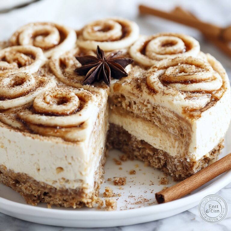 Cinnamon Roll Cheesecake Recipe