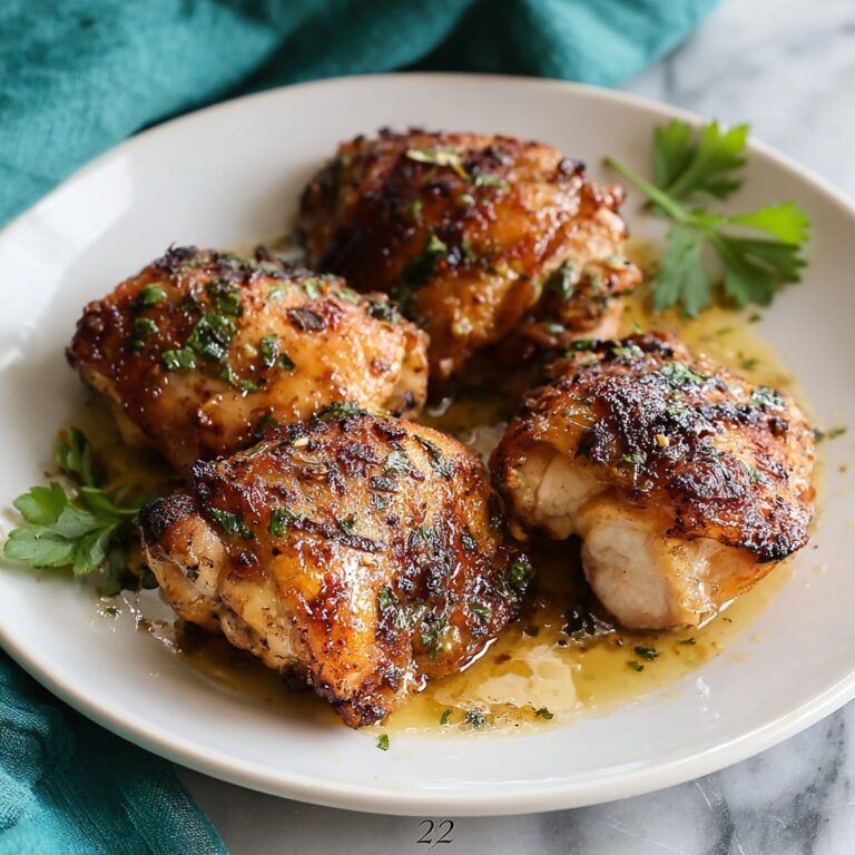 Oven-Baked Chicken Thighs with Garlic, Paprika, and Rosemary Recipe