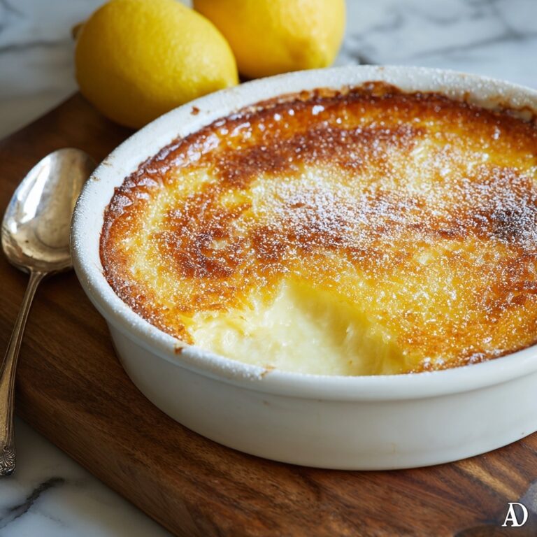Baked Lemon Pudding Recipe