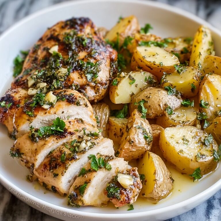 Garlic Parmesan Chicken and Potatoes Recipe