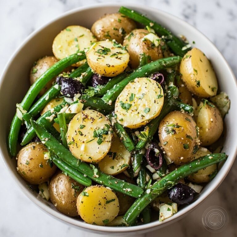 French-Style Potato and Green Bean Salad with Zesty Vinaigrette Recipe