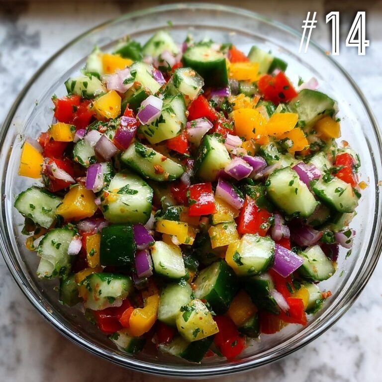 Amazing Viral Cucumber Pepper Salad Recipe Your Guests Will Love Recipe