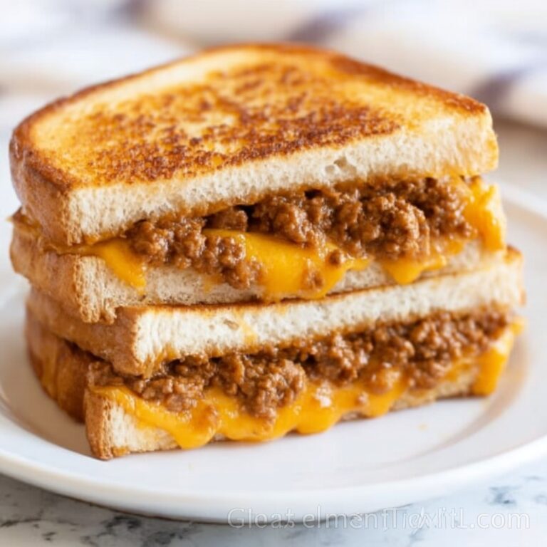 Sloppy Joe Grilled Cheese Sandwiches Recipe