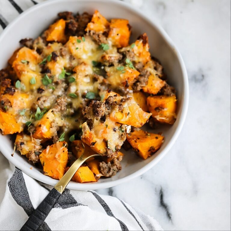 Ground Turkey Sweet Potato Bake Recipe