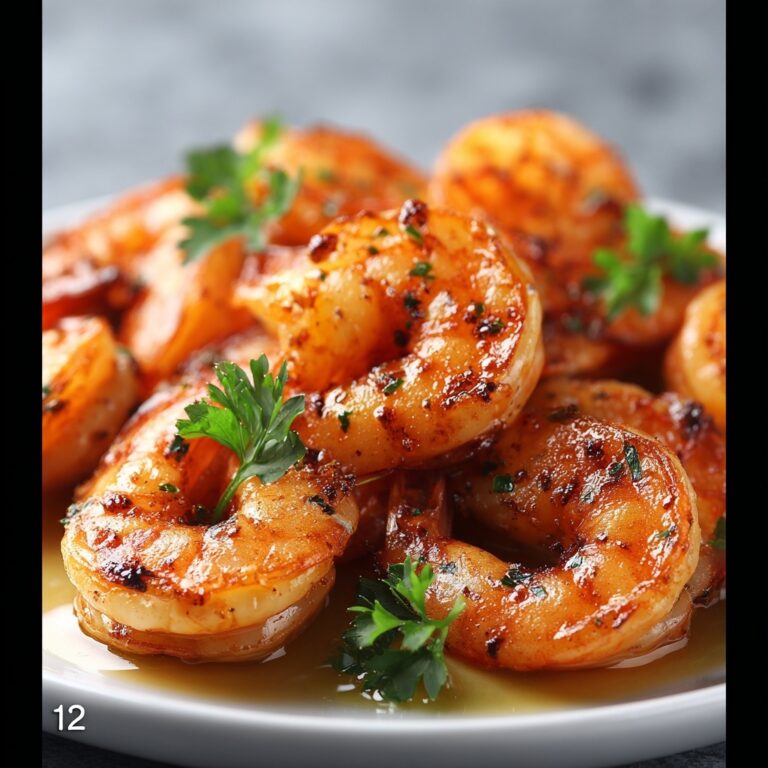 High Protein Honey Garlic Shrimp Recipe